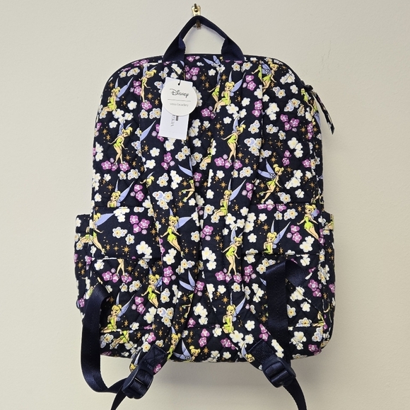 Vera Bradley Disney Tinker Bell's Flight Essential Large Backpack - Picture 2 of 11